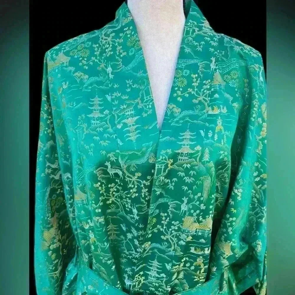 Green Kimono SZ LRG - Picture 8 of 8